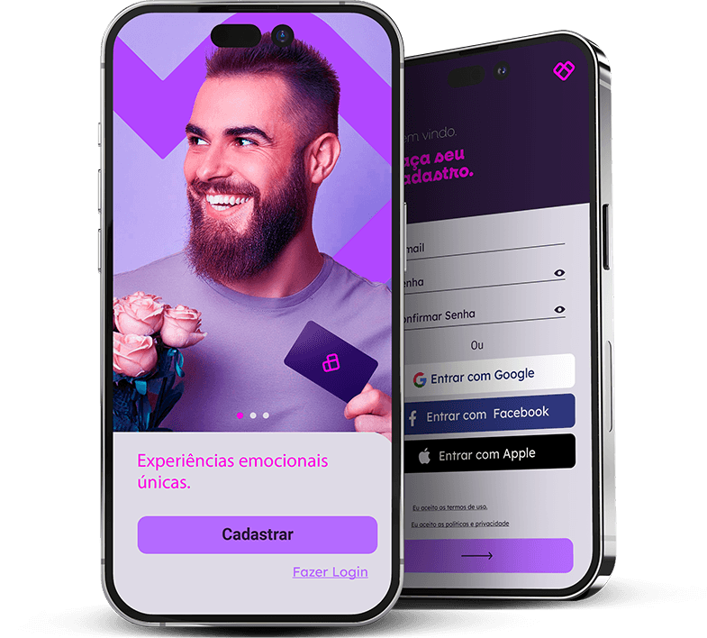 Mockup do Oencanto App